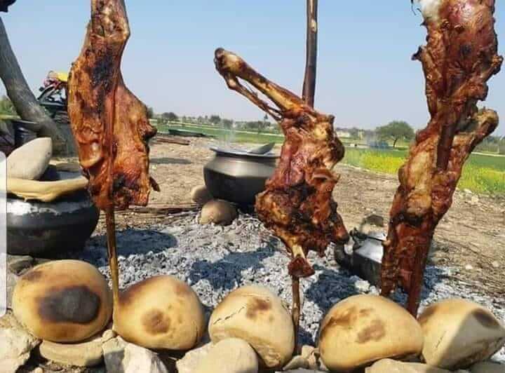 Sajji — traditional Balochi roast